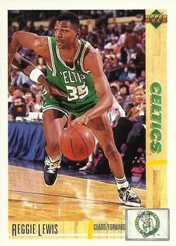 1991-92 Upper Deck Italian Reggie Lewis #32 card image