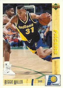 1991-92 Upper Deck Italian Reggie Miller #57 card image