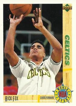 1991-92 Upper Deck Italian Rick Fox WS #192 card image