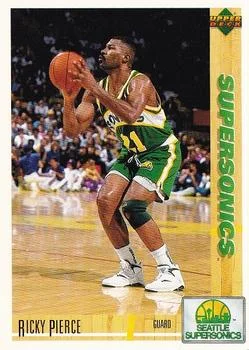 1991-92 Upper Deck Italian Ricky Pierce #95 card image