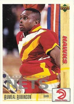 1991-92 Upper Deck Italian Rumeal Robinson #30 card image