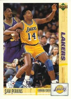 1991-92 Upper Deck Italian Sam Perkins #66 card image