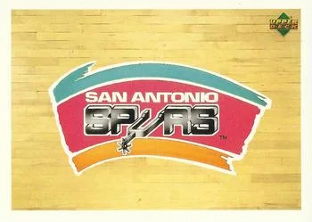 1991-92 Upper Deck Italian San Antonio Spurs Logo #154 card image