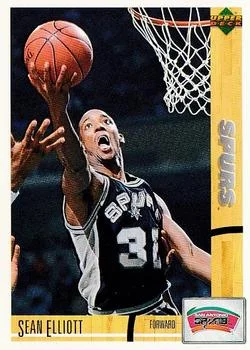 1991-92 Upper Deck Italian Sean Elliott #93 card image