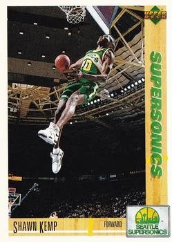 1991-92 Upper Deck Italian Shawn Kemp #94 card image