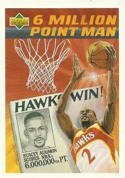 1991-92 Upper Deck Italian Six-Million Point Man (Stacey Augmon) SPCL #108 card image