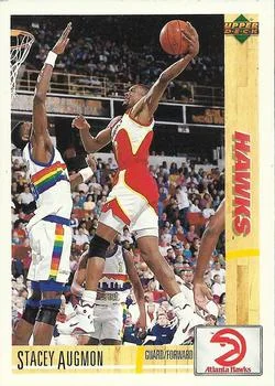 1991-92 Upper Deck Italian Stacey Augmon #28 card image