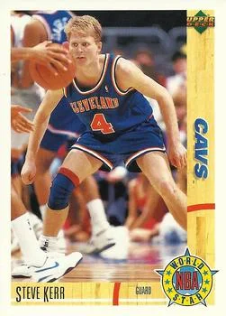 1991-92 Upper Deck Italian Steve Kerr WS #195 card image
