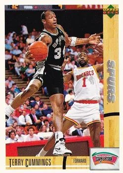 1991-92 Upper Deck Italian Terry Cummings #91 card image