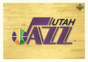 1991-92 Upper Deck Italian Utah Jazz Logo #156 card image