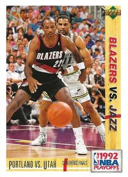 1991-92 Upper Deck Italian VAR: Hologram on back is 1993 style (Upper Deck text and diamond logo) #PO , VAR card image