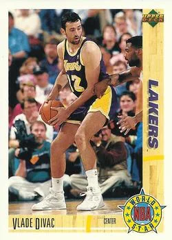 1991-92 Upper Deck Italian Vlade Divac WS #186 card image
