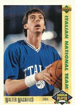 1991-92 Upper Deck Italian Walter Magnifico ITA #110 card image
