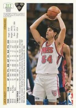 1991-92 Upper Deck Jack Haley #317 card back image