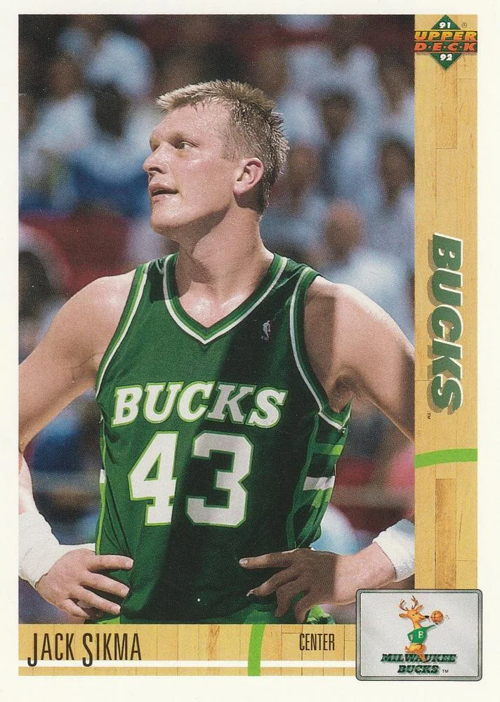1991-92 Upper Deck Jack Sikma #370 card image