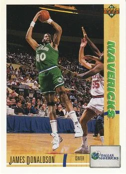 1991-92 Upper Deck James Donaldson #124 card image