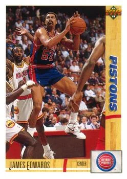 1991-92 Upper Deck James Edwards #338 card image