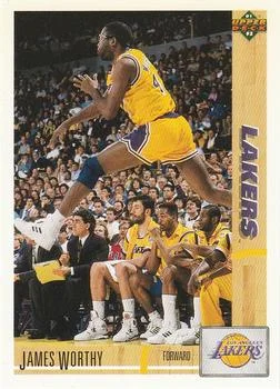 1991-92 Upper Deck James Worthy #146 card image