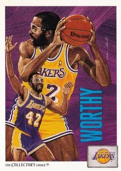 1991-92 Upper Deck James Worthy #85 card image