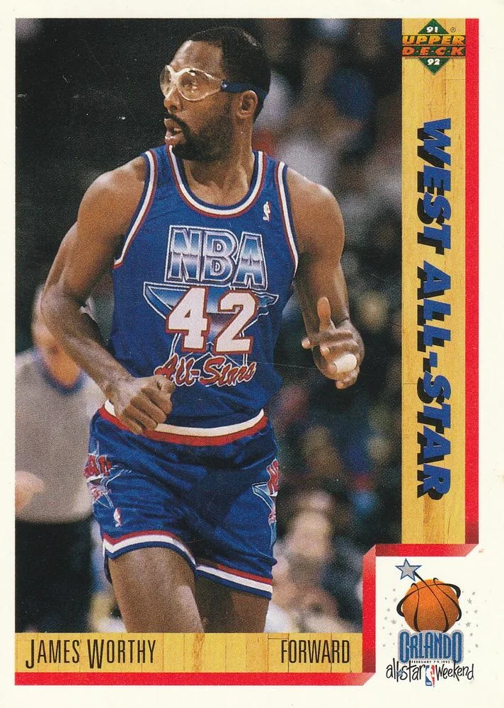 1991-92 Upper Deck James Worthy ASListed #473 card image