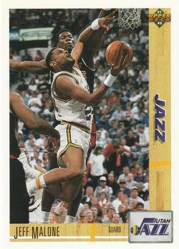 1991-92 Upper Deck Jeff Malone #166 card image
