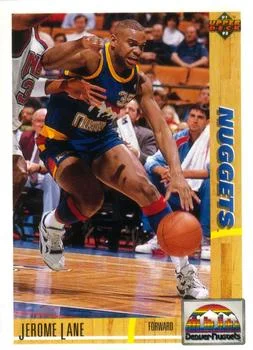 1991-92 Upper Deck Jerome Lane #295 card image