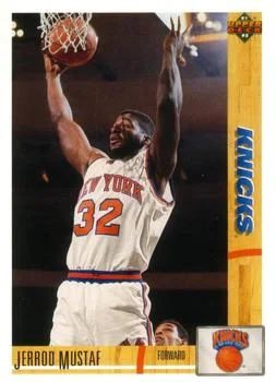 1991-92 Upper Deck Jerrod Mustaf #284 card image