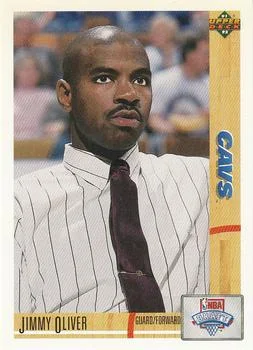 1991-92 Upper Deck Jimmy Oliver Draft Picks #19 card image
