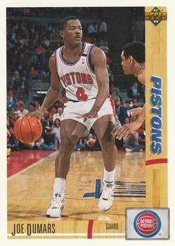 1991-92 Upper Deck Joe Dumars #335 card image