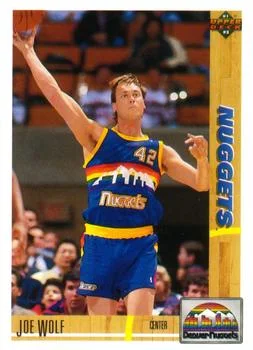 1991-92 Upper Deck Joe Wolf #297 card image