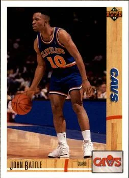 1991-92 Upper Deck John Battle #424 card image