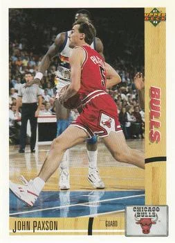 1991-92 Upper Deck John Paxson #117 card image
