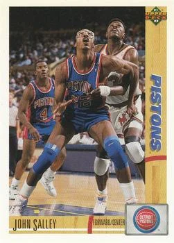 1991-92 Upper Deck John Salley #190 card image