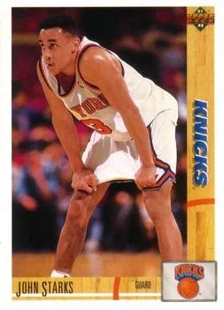 1991-92 Upper Deck John Starks #219 card image