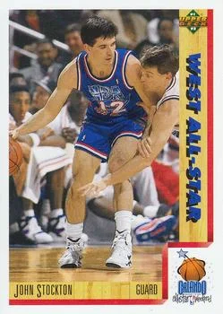 1991-92 Upper Deck John Stockton ASListed #470 card image