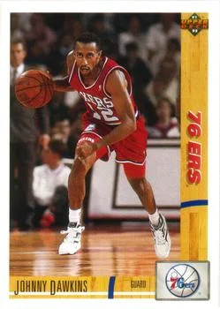 1991-92 Upper Deck Johnny Dawkins #176 card image