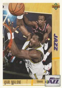 1991-92 Upper Deck Karl Malone #355 card image