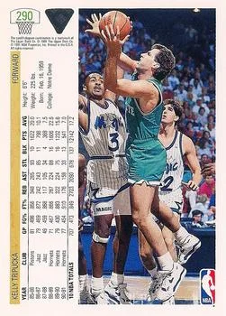 1991-92 Upper Deck Kelly Tripucka #290 card back image