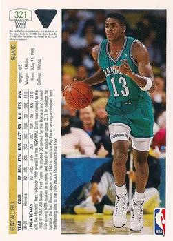 1991-92 Upper Deck Kendall Gill #321 card back image