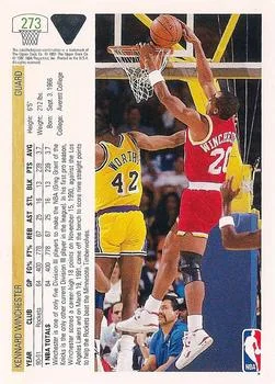 1991-92 Upper Deck Kennard Winchester #273 card back image