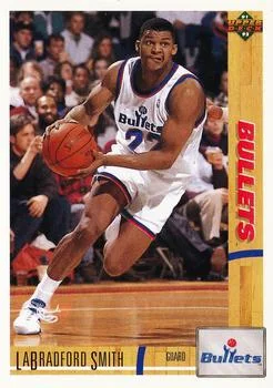 1991-92 Upper Deck LaBradford Smith #485 card image