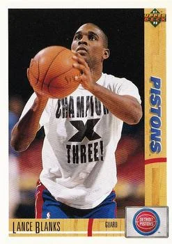 1991-92 Upper Deck Lance Blanks #108 card image