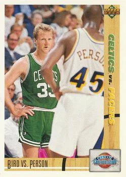 1991-92 Upper Deck Larry Bird / Chuck Person #CC , VAR card image