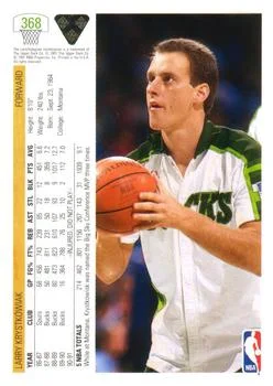 1991-92 Upper Deck Larry Krystkowiak #368 card back image