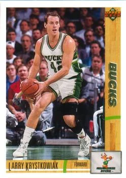 1991-92 Upper Deck Larry Krystkowiak #368 card image