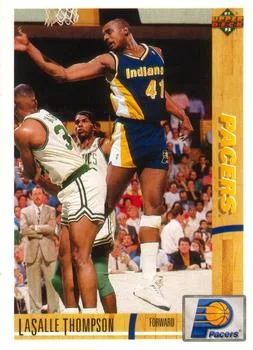 1991-92 Upper Deck LaSalle Thompson #218 card image