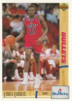 1991-92 Upper Deck Ledell Eackles #382 card image