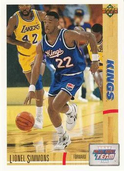 1991-92 Upper Deck Lionel Simmons ART #36 card image