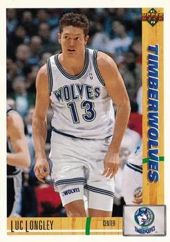 1991-92 Upper Deck Luc Longley #491 card image