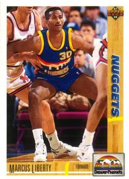 1991-92 Upper Deck Marcus Liberty #222 card image
